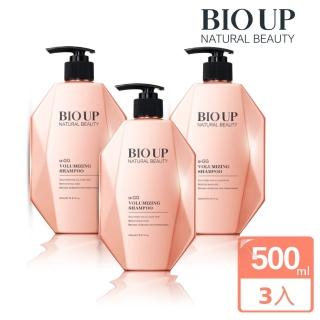 【BIO UP 自然美】自然美根源強健豐盈洗髮精500ml(3入)