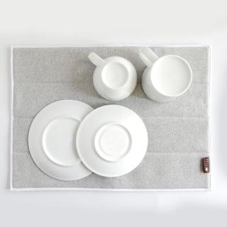 【日本PLYS】日本製超纖棉速乾廚房吸水墊 M尺寸(梅炭和紙/卓越除臭性能與吸濕調節)
