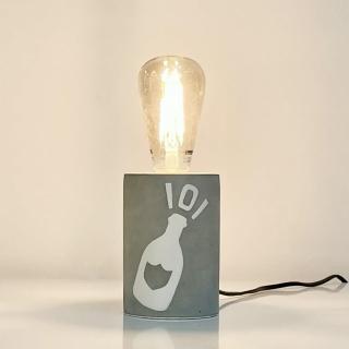 【DeLife光式日常】微醺酒瓶水泥燈- 附LED復古燈泡