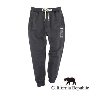 【California Republic】繡品牌小熊CALIS抽繩縮男口棉褲