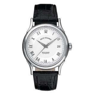 【REVUE THOMMEN 梭曼】華爾街系列 自動機械腕錶 銀面x皮帶/37mm(20002.2532)