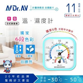 【Dr.AV 聖岡科技】GM-211方型超大面板溫濕度計、溫度計、指針溫濕度計(溫濕度計 溫度計 溼度計)