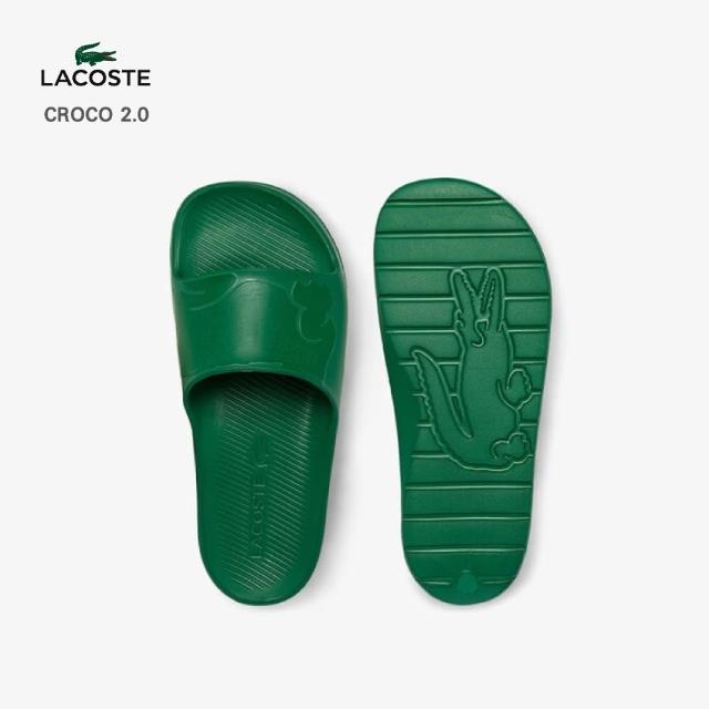 【LACOSTE】Croco 2.0 拖鞋(附原廠紙袋)