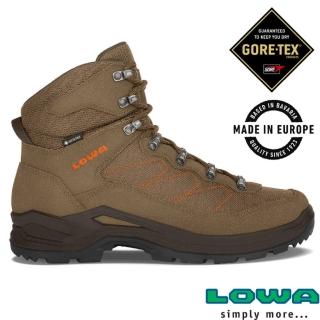 【LOWA】男 歐洲製造 TAURUS PRO GTX 中筒防水透氣多功能健行鞋/登山鞋(LW310529-0485 棕)