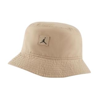 【NIKE 耐吉】帽子 漁夫帽 運動帽 遮陽帽 喬丹 JORDAN BUCKET JM WASHED CAP 奶茶 DC3687-200