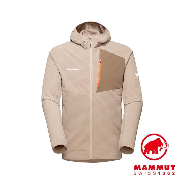 【Mammut 長毛象】Madris Light ML Hooded Jacket Men 防風刷毛連帽外套 野生棕 男款 #1014-03840
