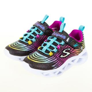 【SKECHERS】女童鞋系列 燈鞋 TWISTY BRIGHTS(302321LBKMT)