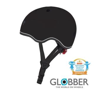 【GLOBBER 哥輪步】法國 GO‧UP 安全帽 XXS-黑(LED警示燈、護具、防護、防摔)