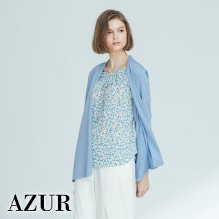 【AZUR】春天氣息小碎花長袖上衣
