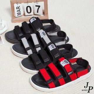 【JP Queen New York】戶外夏季情侶撞色兩用沙灘涼拖鞋(4色可選)