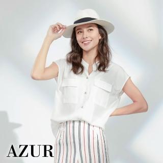 【AZUR】翻蓋口袋造型排釦上衣