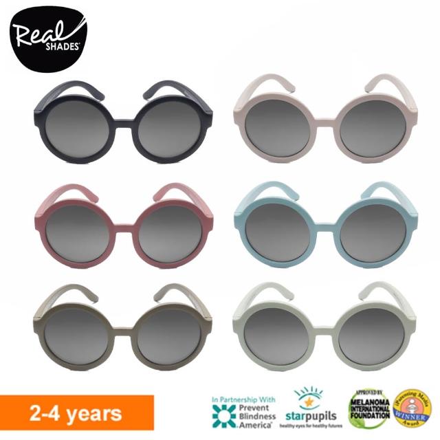 【RKS】潮流圓框2-4歲太陽眼鏡/6色