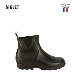 【AIGLE】男 時尚短筒膠靴 DAINTREE(AG-F8435A160 咖啡)