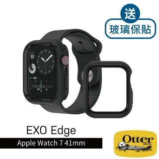【OtterBox】Apple Watch 7 41mm EXO Edge 保護殼-黑(送玻璃保貼)