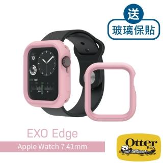 【OtterBox】Apple Watch 7 41mm EXO Edge 保護殼-粉(送玻璃保貼)