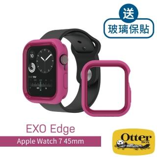 【OtterBox】Apple Watch 7 45mm EXO Edge 保護殼-桃(送玻璃保貼)