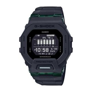 【CASIO 卡西歐】G-SHOCK 經典方型 藍牙運動手錶(黑_GBD-200UU-1)