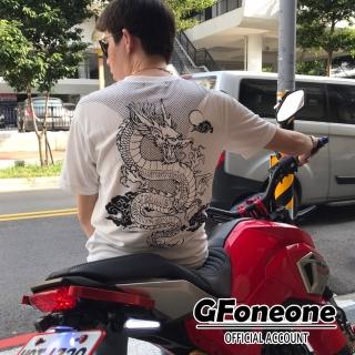 【GFoneone】台灣製造痧痧抗暑Tatoo-中性T恤 吸濕排汗-白色(運動T恤)