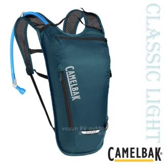 【CAMELBAK】Classic Light 4 輕量補給多功能運動背包_附2L水袋.水袋背包(CB2404401000 海軍藍)