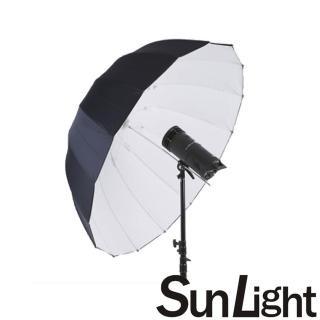 【SunLight】UB-180W 反射傘 180cm 外黑內白(贈柔光布)