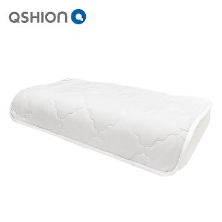 【QSHION】石墨烯枕頭保潔墊/淺灰 平枕 工學枕適用(兩尺寸可選)