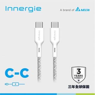【Innergie】C-C USB-C對USB-C充電線 白 1.8M
