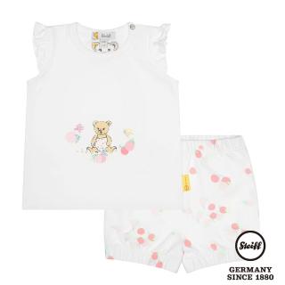 【STEIFF】熊頭童裝 二件式 無袖T恤+短褲(短袖套裝)