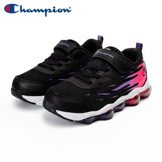 【Champion】童鞋 氣墊慢跑鞋 FLAME 2.0-黑/桃紅(KSUS-2315-15)