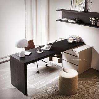 【Trohome 拓家設計家具】Belgium系列｜空間裡的魔法 延伸工作桌(桌子/桌櫃/預購交期約為65天)