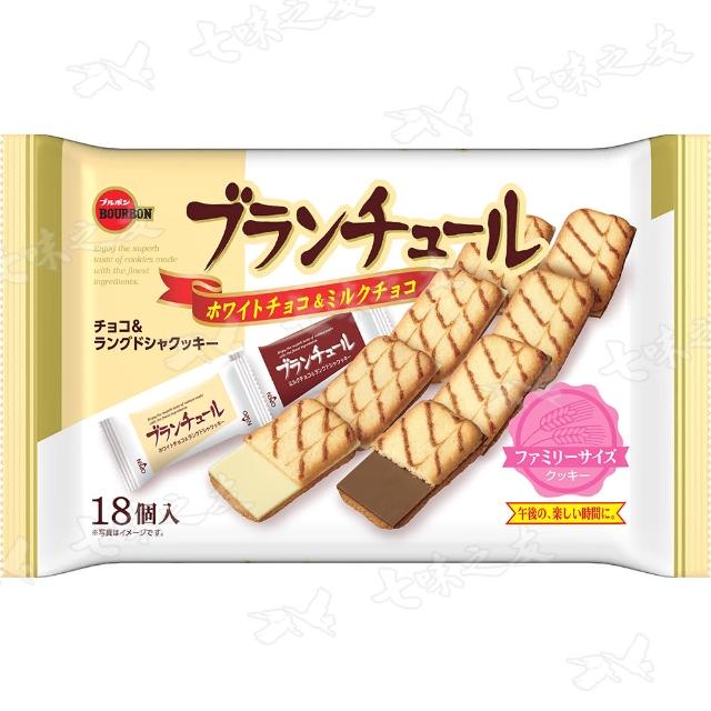 【Bourbon 北日本】巧克力風味夾心酥家庭包 140.4g