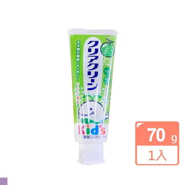 【日本 Kao】兒童牙膏 水果口味 70g(哈密瓜口味)