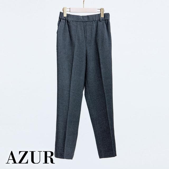 【AZUR】內刷毛保暖直筒長褲-2色