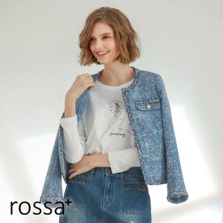 【AZUR】ROSSA抽象線條插畫長袖上衣