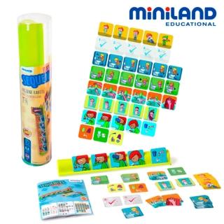 【西班牙Miniland】時間排序養成-衛生教育組(親子桌遊/口語表達/創意思考/西班牙原裝進口)