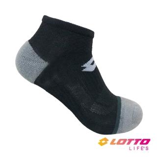 【LOTTO】舒適羊毛低筒襪(黑-LT0CMW3170)