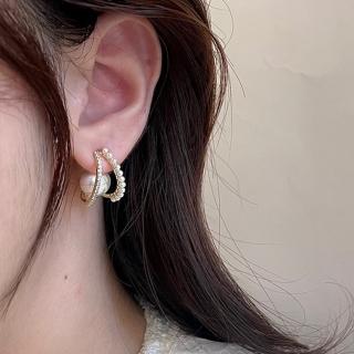 【Oni 歐妮】盪鞦韆 耳針穿式耳環耳釘耳骨環 耳飾925銀針(1對入)