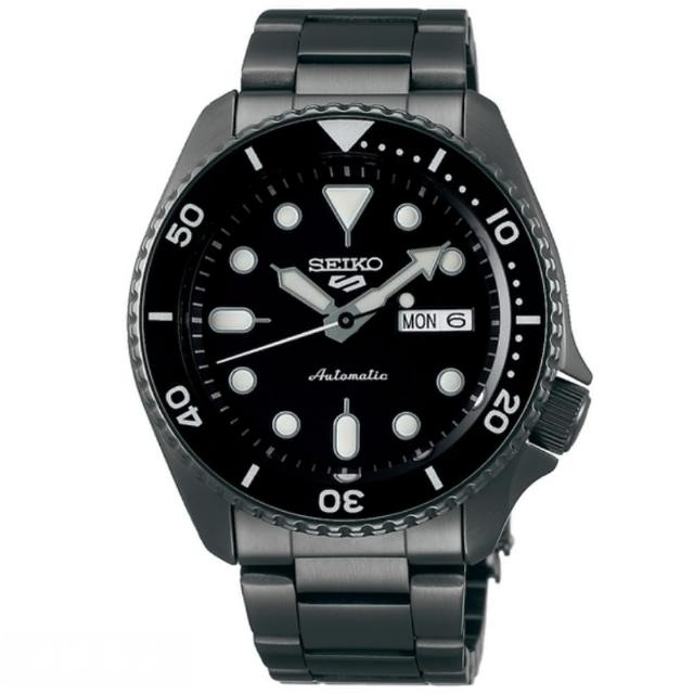 【SEIKO 精工】5 Sports系列 Lineup 時尚黑 機械腕錶  SK044 母親節 禮物(SRPD65K1/4R36-07G0SD)