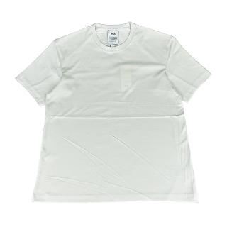 【Y-3 山本耀司】Y-3 Classic Back白字大LOGO棉質圓領短袖T恤(男款/灰)