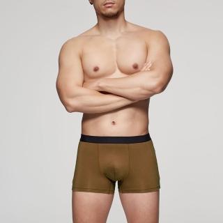 【Mr. DADADO】機能系列 控溫褲 M-LL合身平口內褲 中空溫感平衡紗-GHC204BR(咖啡)