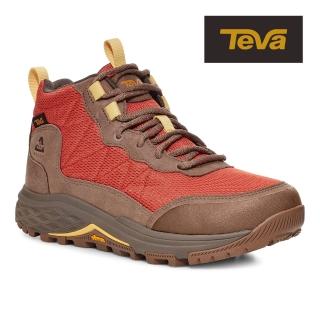 【TEVA】原廠貨 女 Ridgeview Mid 高筒戶外多功能登山鞋/休閒鞋(蘭果斯蒂諾橘紅-TV1116631LNG)