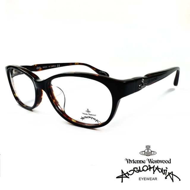 【Vivienne Westwood】ANGLO MANIA系列－獨特側邊流線設計款光學眼鏡(AN290-01－咖琥珀)