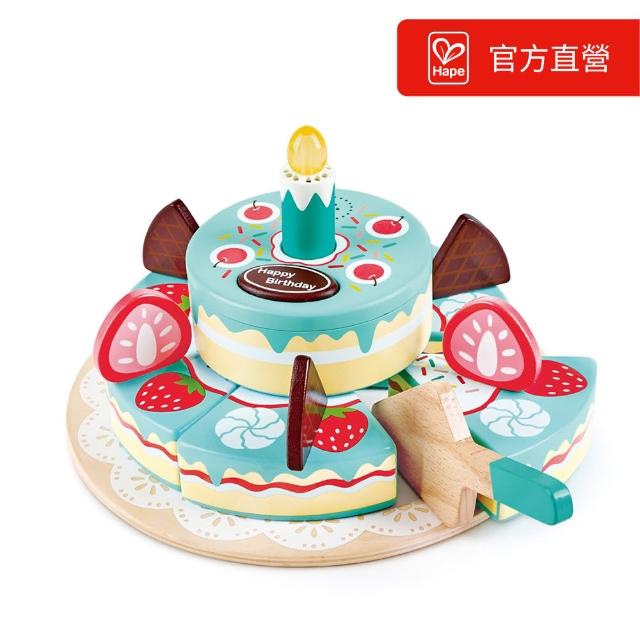 【德國Hape】雙層生日蛋糕切切樂
