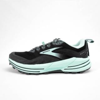 【BROOKS】Cascadia 16 女 慢跑鞋 運動 路跑 越野 寬楦 透氣 黑 淺綠(1203631D049)