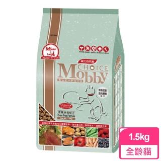 【Mobby 莫比】鹿肉&鮭魚 愛貓無穀配方1.5kg(貓糧、貓飼料)