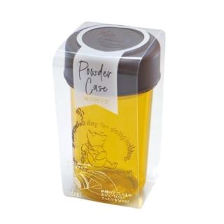 【小禮堂】Disney 迪士尼 小熊維尼 塑膠調味粉罐 265ml 《黃坐姿款》(平輸品)