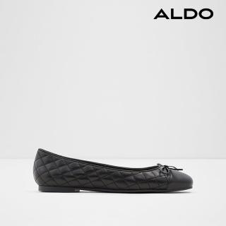【ALDO】BRAYLYNN-菱格紋芭蕾舞平底鞋-女鞋(黑色)