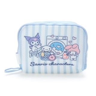 【小禮堂】Sanrio大集合 網狀化妝包 _ 302洗衣店(平輸品)