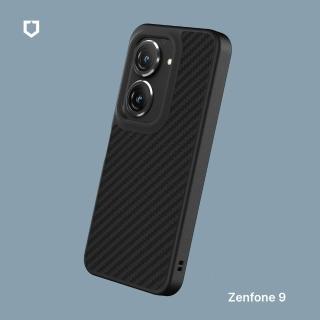 【RHINOSHIELD 犀牛盾】ASUS Zenfone 9 SolidSuit 碳纖維紋路防摔背蓋手機保護殼(原廠出貨)