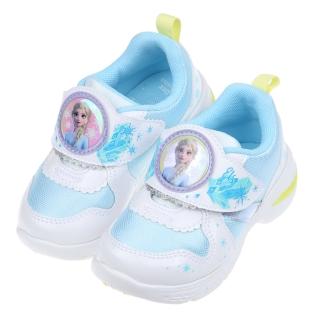【布布童鞋】Moonstar冰雪奇緣二代LED電燈白色兒童機能運動鞋(I2N031M)