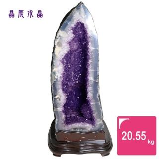 【晶辰水晶】5A級招財天然巴西紫晶洞 20.55kg(FA338)